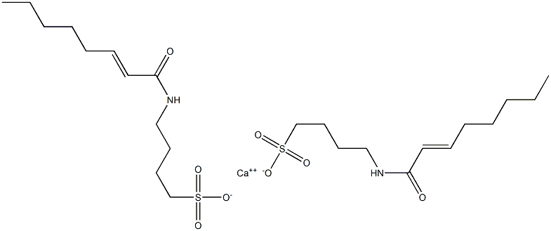 Bis[4-(2-octenoylamino)-1-butanesulfonic acid]calcium salt 结构式
