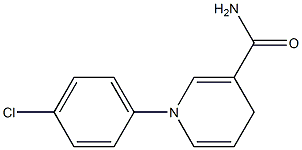 1-(4-Chlorophenyl)-1,4-dihydronicotinamide 结构式