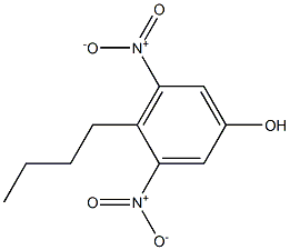 4-Butyl-3,5-dinitrophenol 结构式