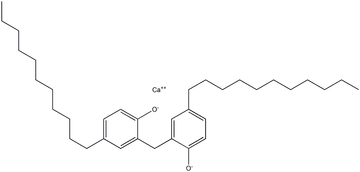 Calcium 2,2'-methylenebis(4-undecylphenoxide) 结构式