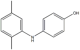 p-(2,5-Dimethylanilino)phenol 结构式