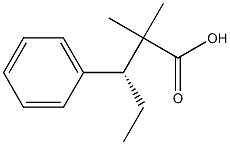 [R,(+)]-2,2-Dimethyl-3-phenylvaleric acid 结构式