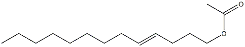 Acetic acid (4E)-4-tridecenyl ester 结构式