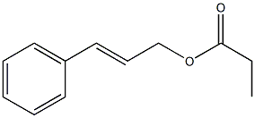 Propanoic acid [(E)-3-phenyl-2-propenyl] ester 结构式