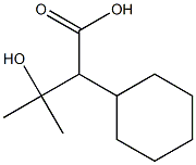 2-Cyclohexyl-3-hydroxy-3-methylbutanoic acid 结构式