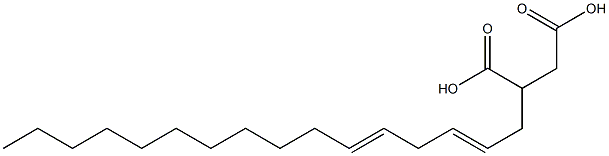 (2,5-Hexadecadienyl)succinic acid 结构式