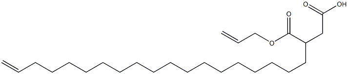 3-(18-Nonadecenyl)succinic acid 1-hydrogen 4-allyl ester 结构式