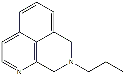 8,9-Dihydro-8-propyl-7H-benzo[de][1,7]naphthyridine 结构式