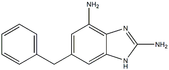 2,4-Diamino-6-benzyl-1H-benzimidazole 结构式