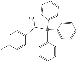 (R)-(Triphenylsilyl)(p-tolyl)methanol 结构式