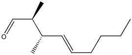 (2S,3S,4E)-2,3-Dimethyl-4-nonenal 结构式