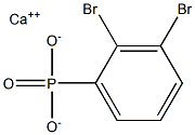 2,3-Dibromophenylphosphonic acid calcium salt 结构式