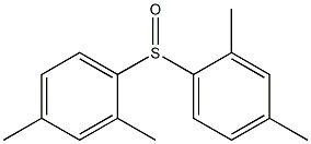 Bis[2,4-dimethylphenyl] sulfoxide 结构式