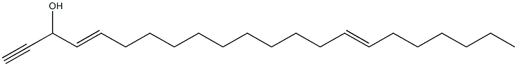 (4E,15E)-Docosa-4,15-dien-1-yn-3-ol 结构式