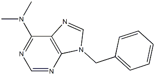 6-(Dimethylamino)-9-benzyl-9H-purine 结构式