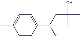 [S,(+)]-2-Methyl-4-(p-tolyl)-2-pentanol 结构式