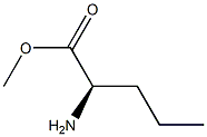 (R)-2-Aminovaleric acid methyl ester 结构式