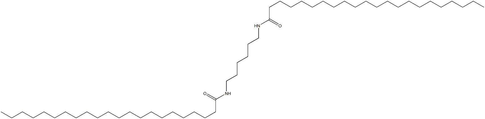 N,N'-(1,6-Hexanediyl)bis(docosanamide) 结构式