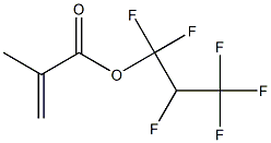 Methacrylic acid (1,1,2,3,3,3-hexafluoropropyl) ester 结构式