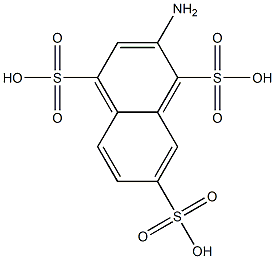 2-Amino-1,4,7-naphthalenetrisulfonic acid 结构式