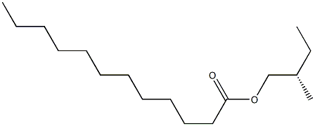 (+)-Lauric acid (S)-2-methylbutyl ester 结构式