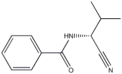 (+)-N-[(R)-1-Cyano-2-methylpropyl]benzamide 结构式