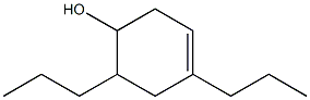 4,6-Dipropyl-3-cyclohexen-1-ol 结构式