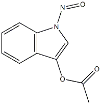 1-Nitroso-1H-indol-3-ol acetate 结构式