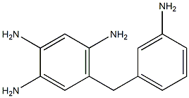 5-[(3-Aminophenyl)methyl]-1,2,4-benzenetriamine 结构式