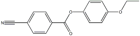 p-Cyanobenzoic acid p-ethoxyphenyl ester 结构式