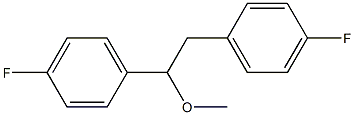 1,2-Bis(4-fluorophenyl)-1-methoxyethane 结构式