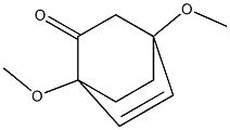 1,4-Dimethoxybicyclo[2.2.2]oct-5-en-2-one 结构式