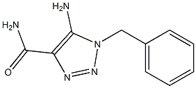 1-[Benzyl]-5-amino-1H-1,2,3-triazole-4-carboxamide 结构式