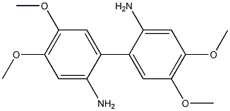 4,4',5,5'-Tetramethoxy-2,2'-diamino-1,1'-biphenyl 结构式