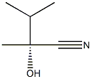 (R)-2,3-Dimethyl-2-hydroxybutanenitrile 结构式