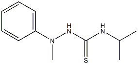 4-Isopropyl-1-methyl-1-phenylthiosemicarbazide 结构式