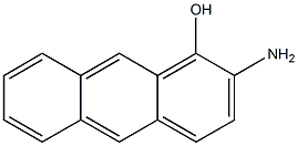 2-Amino-1-hydroxyanthracene 结构式