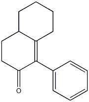 4,4a,5,6,7,8-Hexahydro-1-phenylnaphthalen-2(3H)-one 结构式