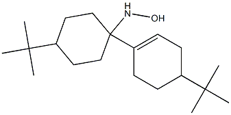 N-[4-tert-Butyl-1-(4-tert-butyl-1-cyclohexenyl)cyclohexyl]hydroxylamine 结构式