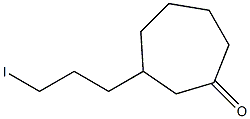 3-(3-Iodopropyl)cycloheptan-1-one 结构式