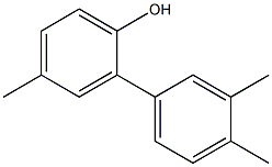 4-Methyl-2-(3,4-dimethylphenyl)phenol 结构式