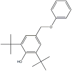 2,6-Di-tert-butyl-4-[[(phenyl)oxy]methyl]phenol 结构式