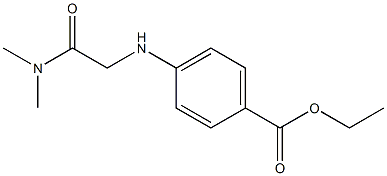 p-[(Dimethylcarbamoylmethyl)amino]benzoic acid ethyl ester 结构式