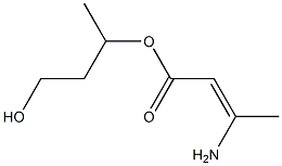3-Aminocrotonic acid (3-hydroxy-1-methylpropyl) ester 结构式