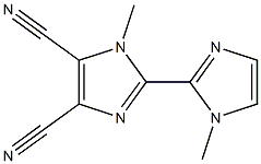 1,1'-Dimethyl-2,2'-bi-1H-imidazole-4,5-dicarbonitrile 结构式