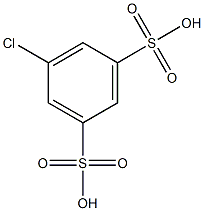 5-Chlorobenzene-1,3-disulfonic acid 结构式