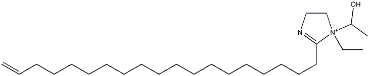 1-Ethyl-1-(1-hydroxyethyl)-2-(18-nonadecenyl)-2-imidazoline-1-ium 结构式