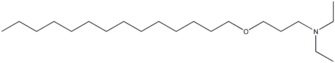 N,N-Diethyl-3-(tetradecyloxy)propan-1-amine 结构式