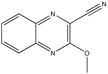 3-Methoxy-2-quinoxalinecarbonitrile 结构式