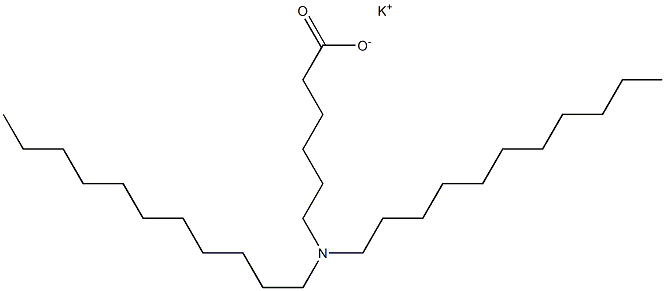 6-(Diundecylamino)hexanoic acid potassium salt 结构式